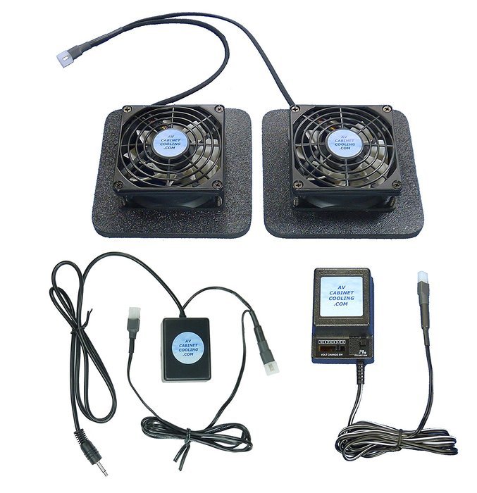 Receiver/Amplifier 12v trigger-controlled cooling fans/enlarged Airchamber bases & multispeed N4
