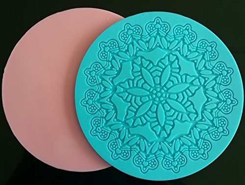Creblue Decoration New Cake Silicone Fondant Crown Lace Mold Cake Decorating Tools Baking Kitchen Accessories... N5