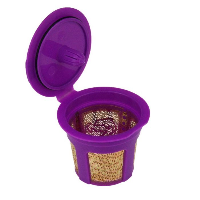 MG Coffee-2Pack 24K GOLD K-Cup Reusable Filter for Keurig 2.0/1.0 Small Single K-Cup N2