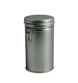 Nakpunar 1 pcs Airtight Tea Coffee Tins with Latch N2