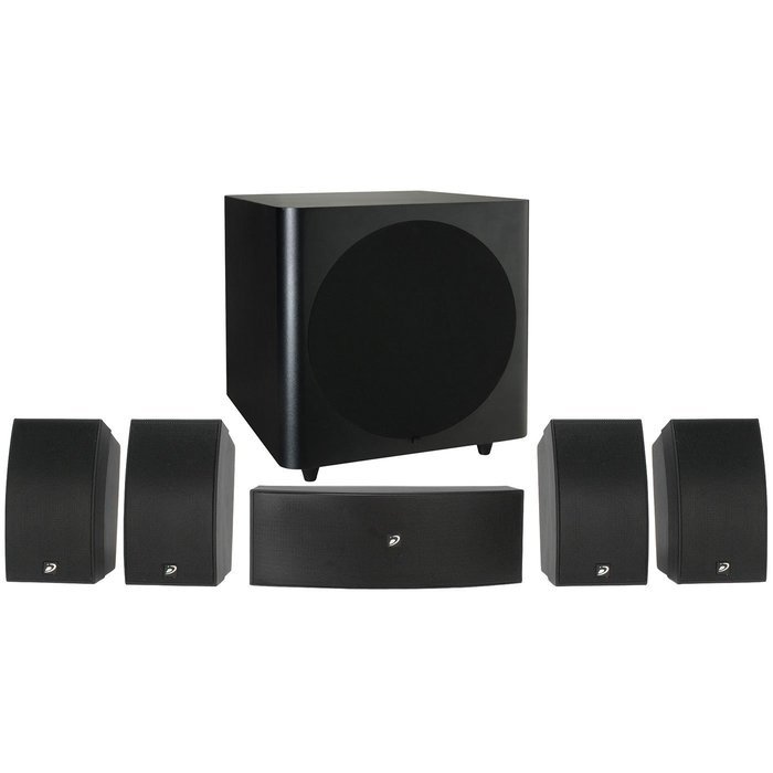 Dayton Audio HTP-2 5.1 Home Theater Package 10" Powered Subwoofer