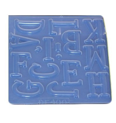 Large alphabet letters reusable plastic mold set 400/401 N2