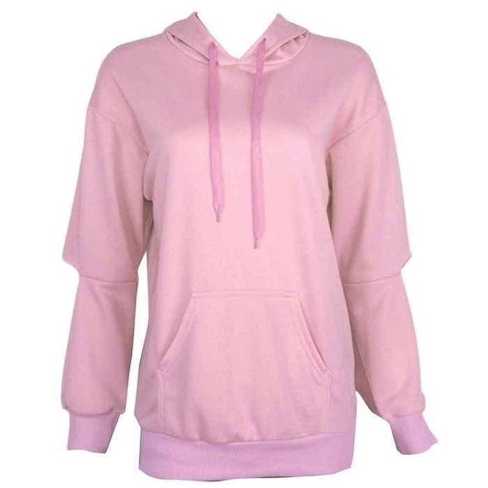 Hoodie Sweatshirt,Morecome Womens Loose Casual Long Sleeve Hoodie Jumper Pullover Coat (S, Blue) N9