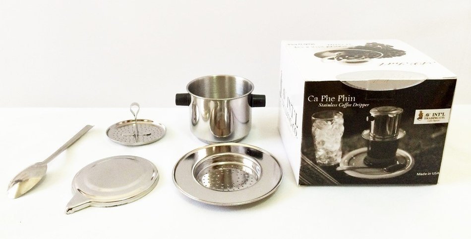 Vietnamese Style Coffee Infuser Phin Filter(Caphe Su Da)-Small Size-Hand Press N2