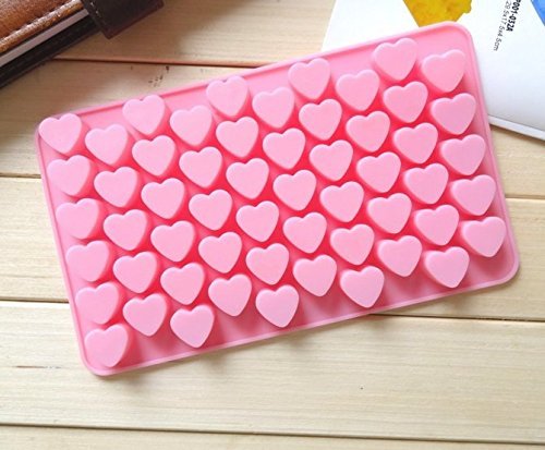 DD-life Mini Heart Silicone Mold for Soap Embeddables Chocolate Candy Cake Decoration