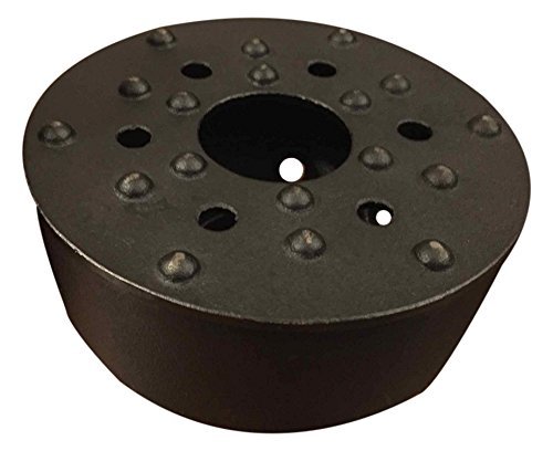 Happy Sales HSTW3, Cast Iron Teapot Warmer Med 4.5 "D Black