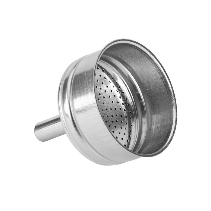 Bialetti 06841 4-Cup Replacement Funnel, Stainless Steel