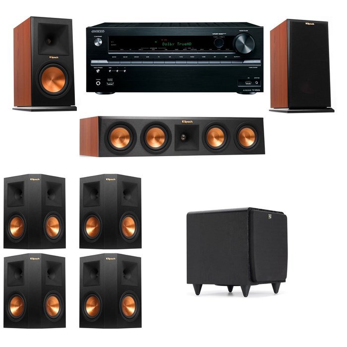 Klipsch RP-160M-CH Monitor Speaker 7.1 SDS12 Onkyo TX-NR646