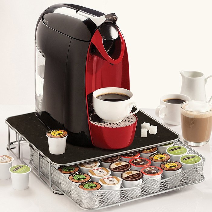 BELLA 13584 Coffee Pod Storage Drawer, Black