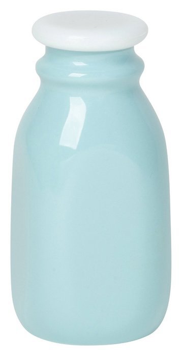 Now Designs Ceramic Milk Bottle, Small, White N7