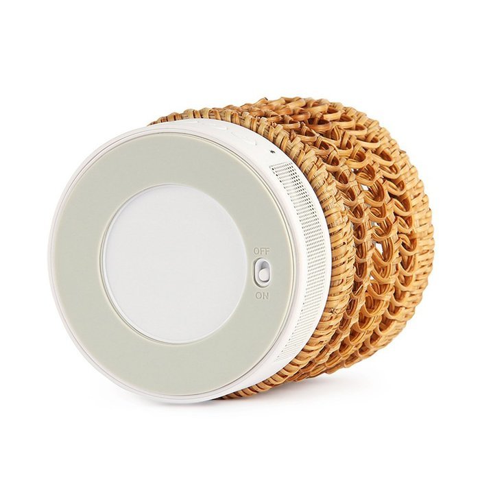 Wood Bluetooth Speaker,Bnest Mini Subwoofer Portable Wireless Colorful Light Mini Stereo Supporting Memory Card... N3