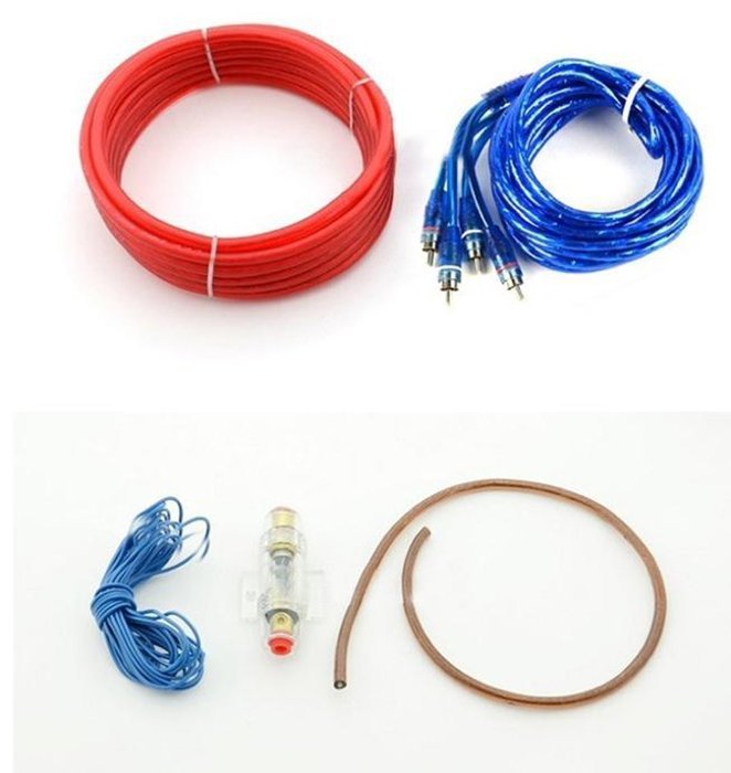 Yosoo 1500W 8GA Car Amplifier Audio Power Cable Subwoofer Wiring Installation Kit with High Performance RCA Interconnect... N2