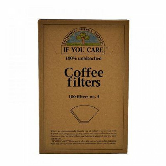 If You Care Coffee Filter #4 Cone Brown Coffee Filter ( 1x100 CT)