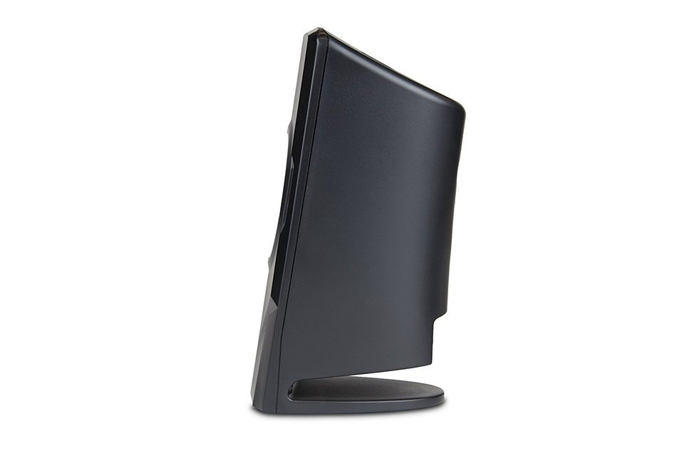Cyber Acoustics Surround 2-Piece Powered Speaker System Bookshelf Home Speaker, Set of 2, Black (CA-21) N4