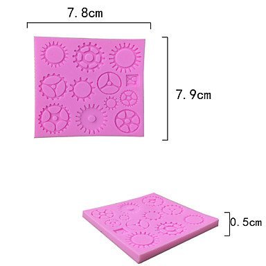 Sher Wheels Type Candy Fondant Cake Molds For The Kitchen Baking Molds N2