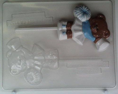 Medium-large cheerleader bear S012 Sports Chocolate Candy Mold