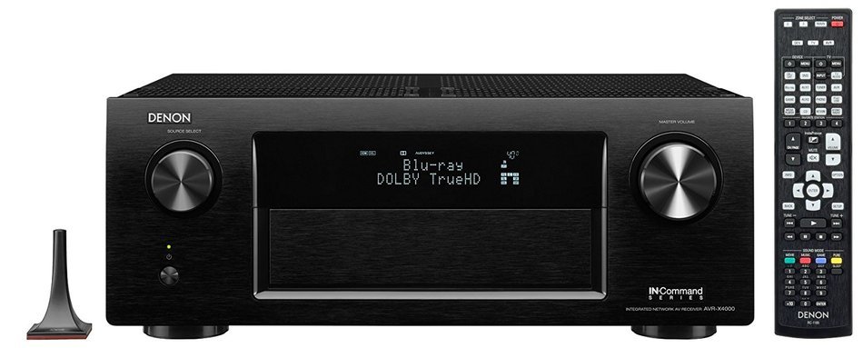 Denon AVR-X4000 7.2-Channel 4K Ultra HD Networking Home Theater AV Receiver with AirPlay (Discontinued by Manufacturer) N5
