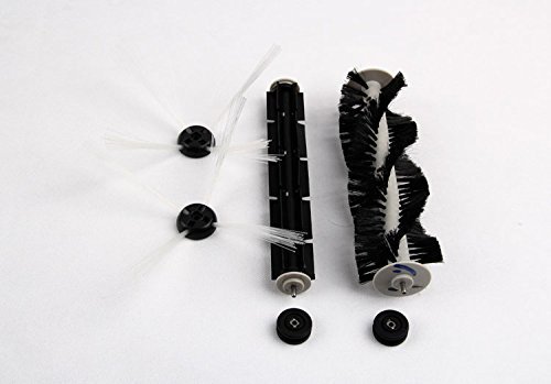 Original A320 Robot Vacuum Cleaner Side Brush 2 pcs Rubber Brush and Hair Brush