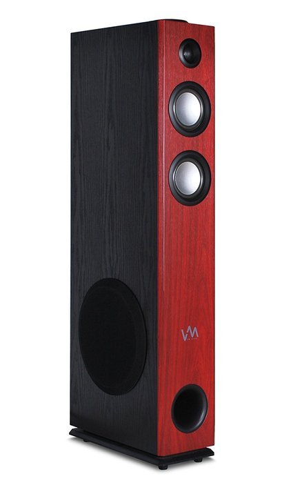 VM Audio EXAT31 Black Floorstanding Powered Bluetooth Tower Home Speakers Pair N16