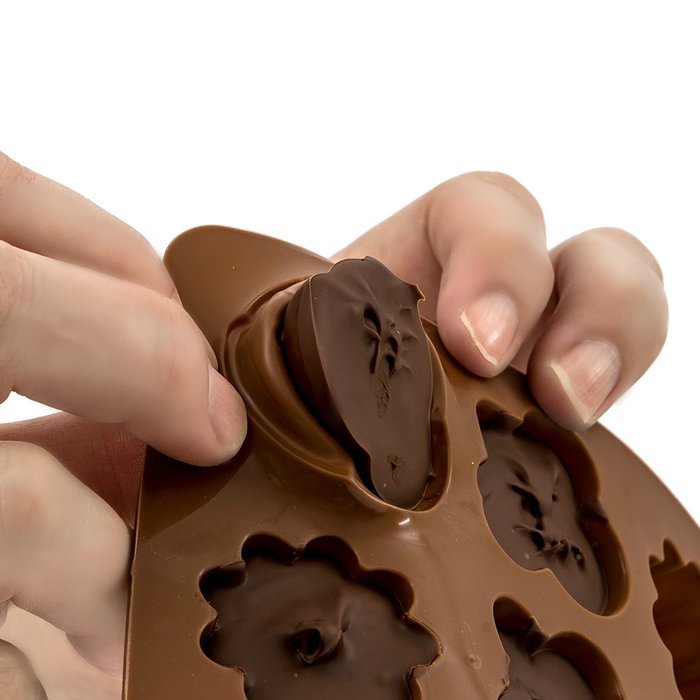 Candy Molds BPA-Free Silicone Mold For Chocolate, Soap, Jello and Ice Cube Trays-3 Pack Of Butterfly, Flower and... N4