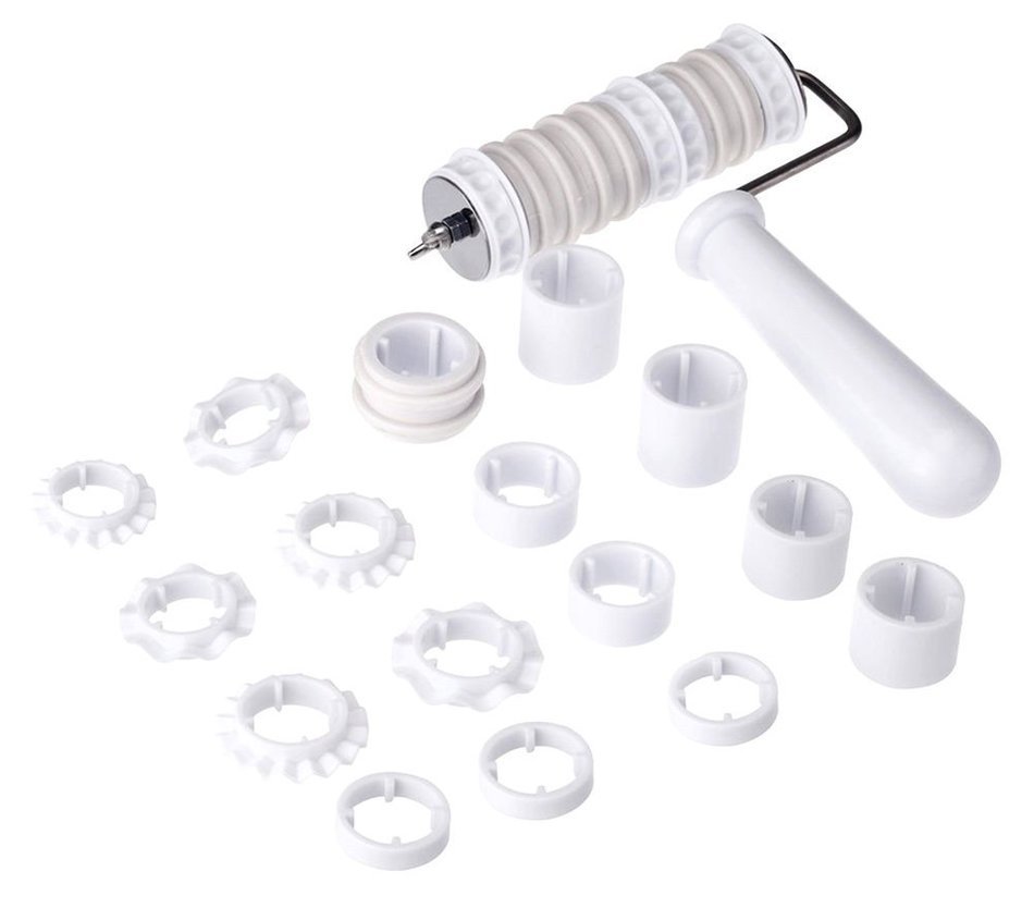 Beauty Clubs Strip Ribbon Cutter Embosser Roller Sugarcraft Cake Decorating Mold