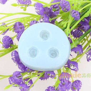 Sher Flower Shaped Fondant Cake Chocolate Silicone Molds,Decoration Tools Bakeware