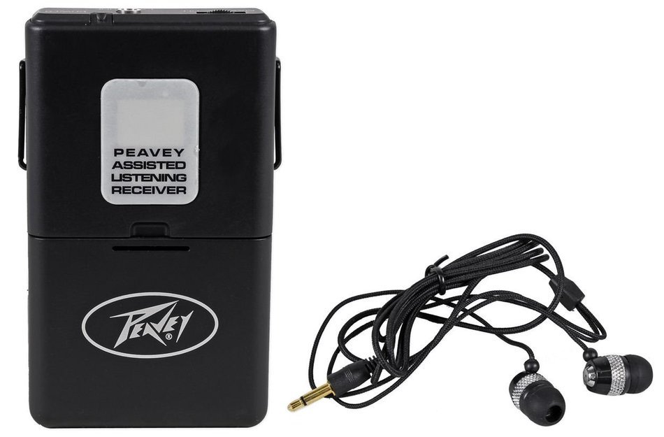 Peavey ALSR 72.9 Mhz Assisted Listening Receiver Body Pack for ALS 72.9 System Antenna