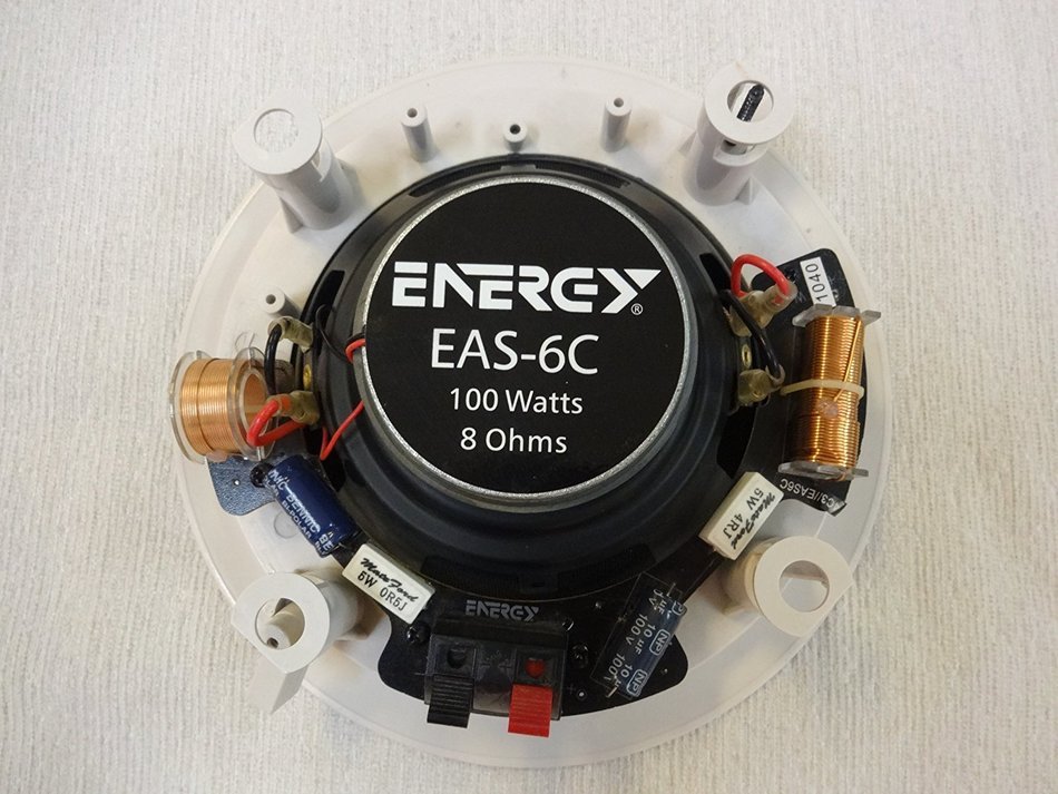 Energy EAS-6C In-Ceiling Speakers (Pair, White) N4