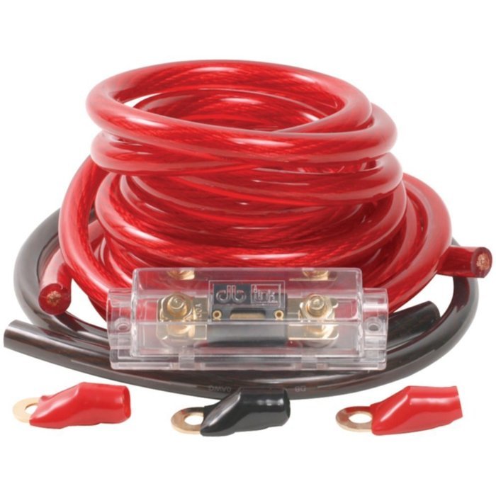db Link PK0Z Amp Installation Kit 0-Gauge Power Series Red 3000W Consumer Electronics