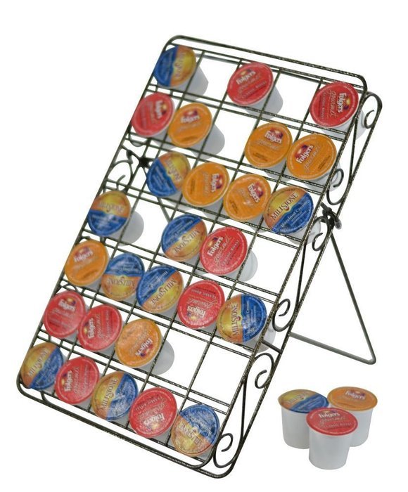 35 K-cup Coffee Pod Stand Holder Organizer Drawer Storage Rack Hang