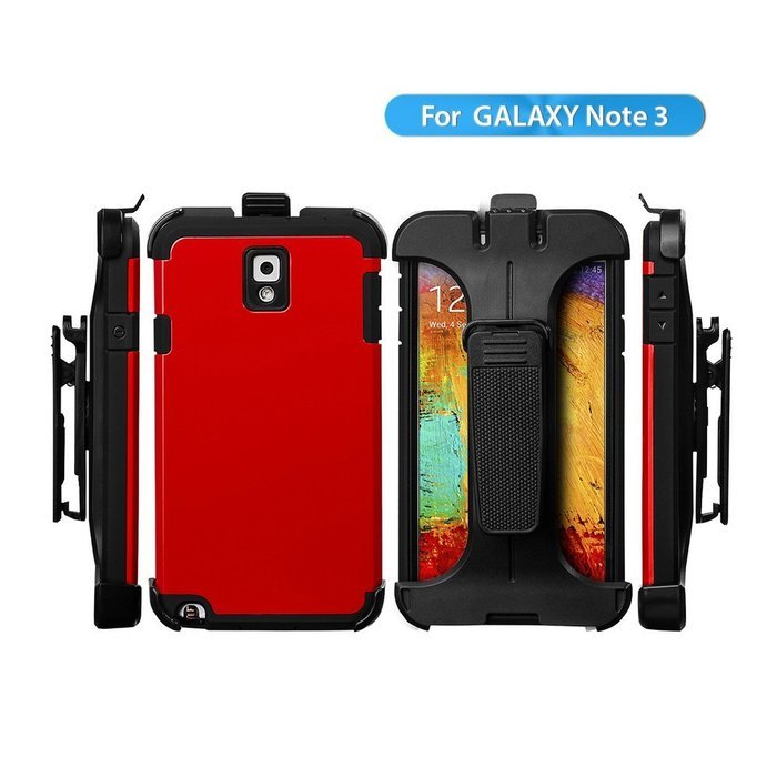 Note 3 Case, Galaxy Note 3 Case, Anken [Shock Absorption] Slim Fit Dual Layer Hybrid Case with Kickstand & Screen... N8