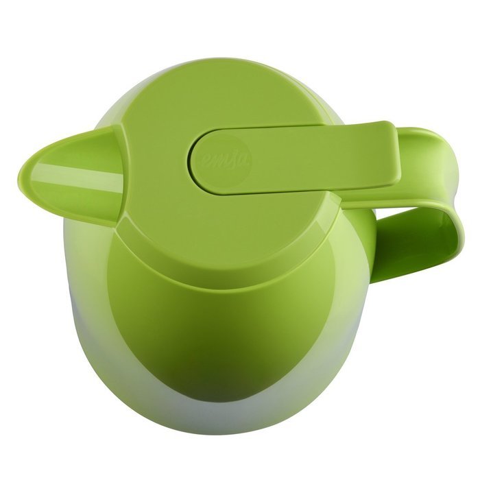 Emsa Mambo High Impact Plastic Thermal Carafe with Glass Liner, 51 oz, Green N4