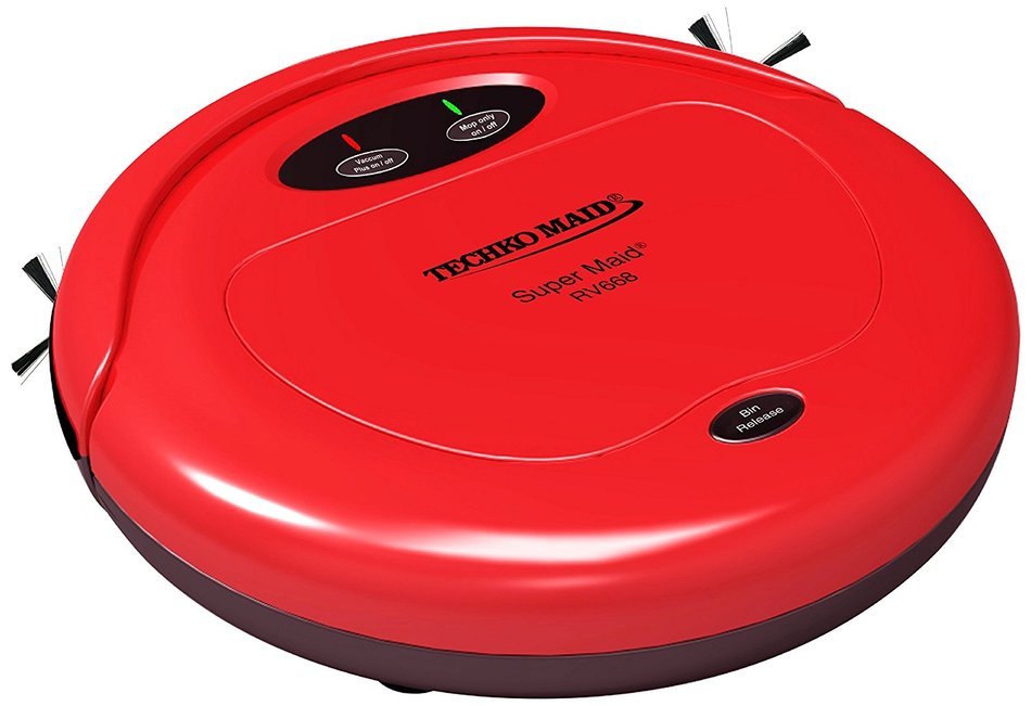 Techko Maid RV668 Super Maid Vacuum, Red