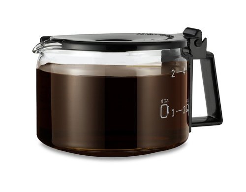 Medelco 4-5 Cup Glass Universal Replacement Carafe - Black