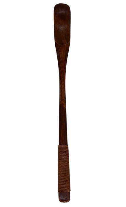 8-1/3 Inch High-grade Long Handle Nanmu Wooden Tea Coffee Mixing Measuring Spoon, Set of 2 (4) N21