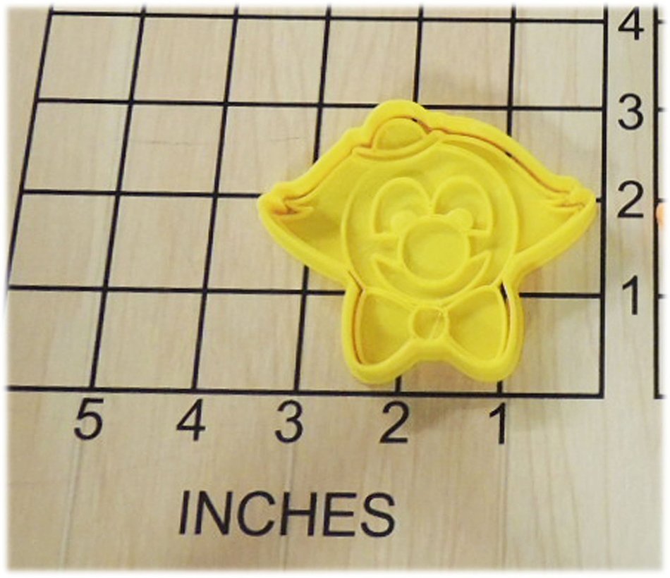 Birthday Party Clown Shaped Fondant Cookie Cutter and Stamp #1128