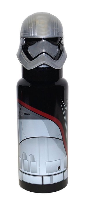 Zak! Designs Aluminum Water Bottle with Molded Plastic Cap in Shape of Kylo Ren's Helmet from Star Wars The Force... N2