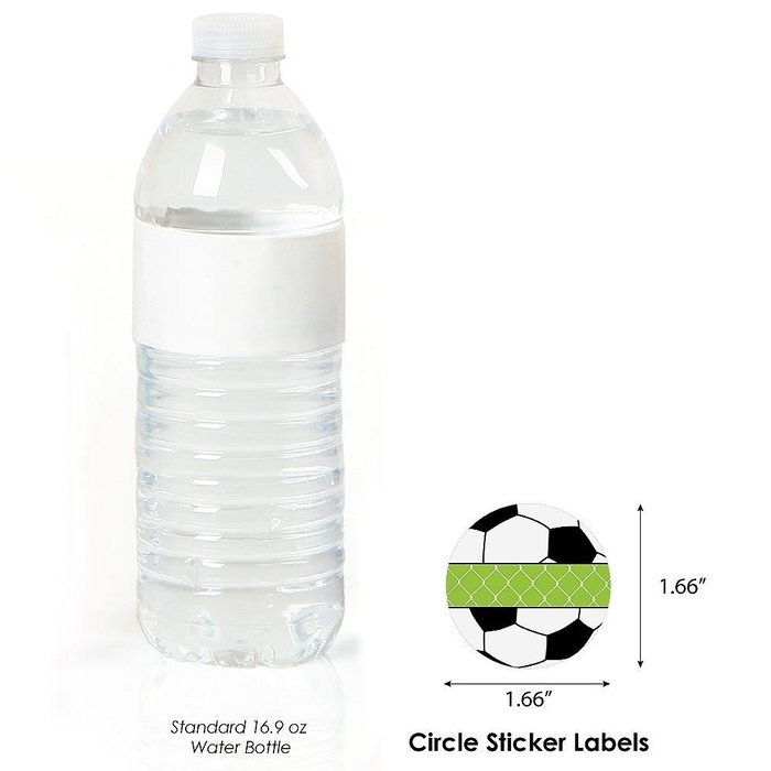 GOAAAL! - Soccer - Cupcake Wrapper & Pick Party Kit - Set of 24 N2