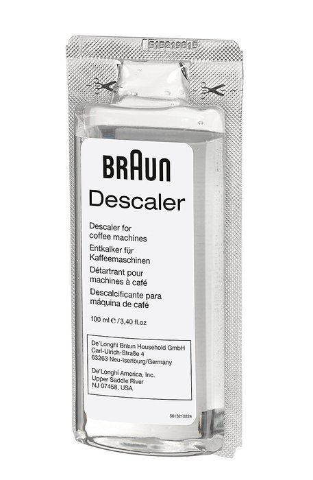 Braun BRSC003 2 x 100ml Ecodecalk Descaler for Coffee Machines, White