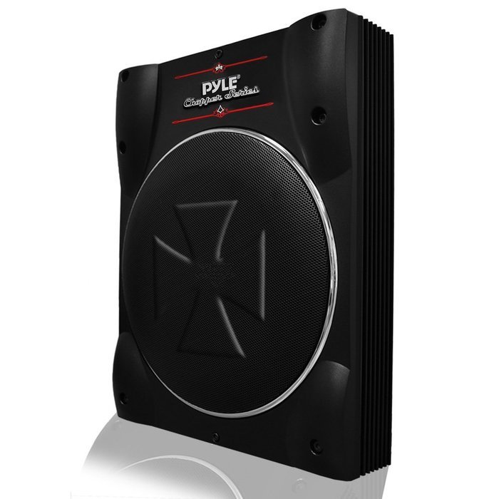 Pyle PLBASS2.8 8-Inch Super-Slim Active Amplified Subwoofer System N3