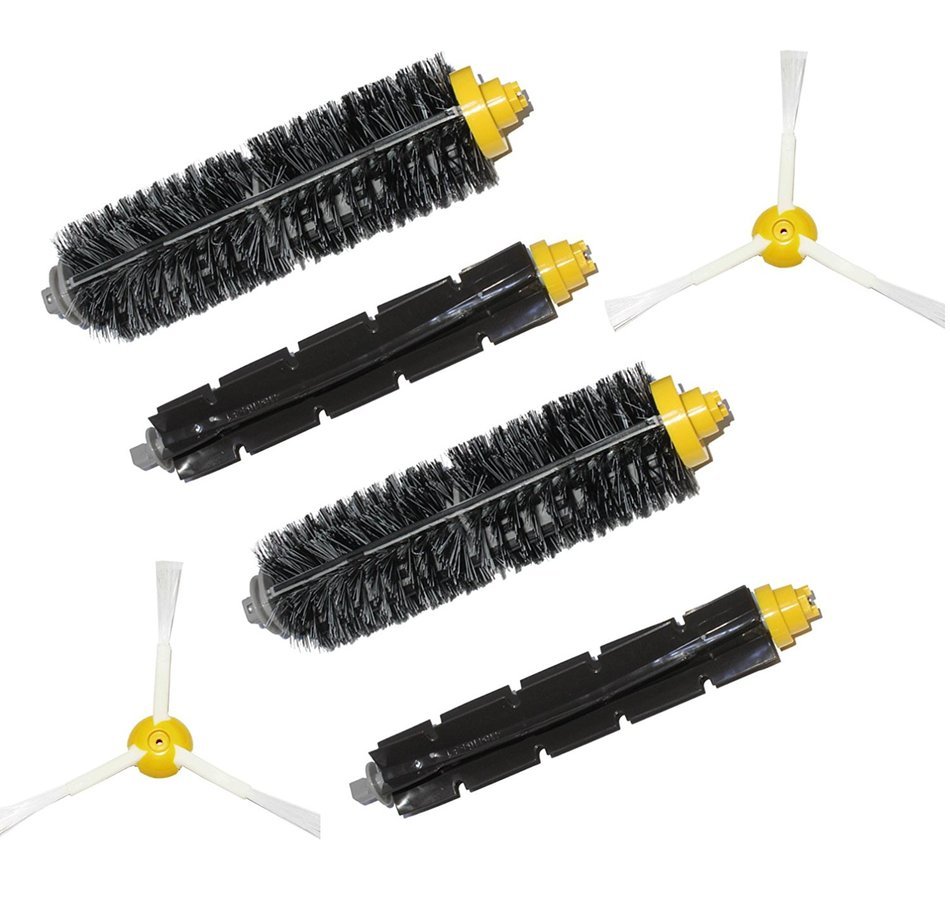 I-Clean Replacement Brush For iRobot Roomba 700 series 760 770 780 Bristle Brush Flexible Beater Brush Sidebrush... N7