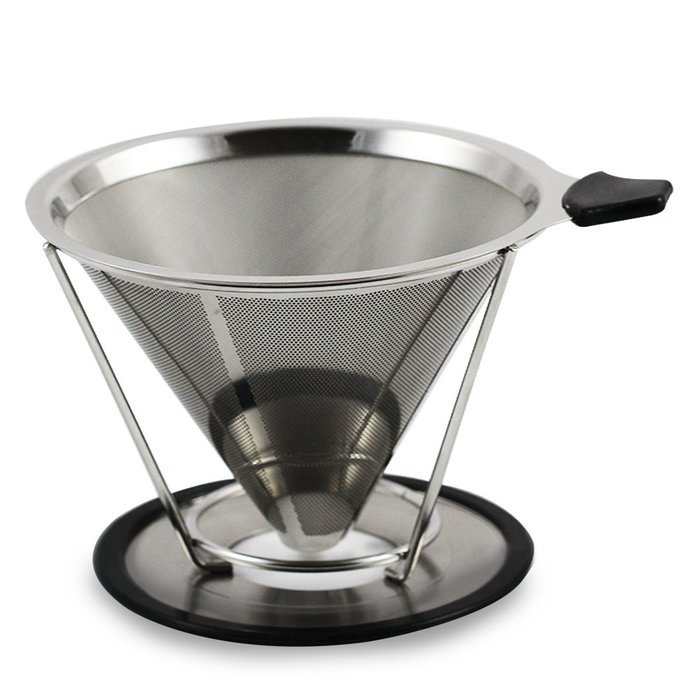Lindo 4 Cup Stainless Steel Pour Over Coffee Filter