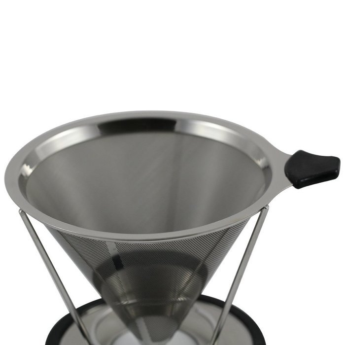 Lindo 4 Cup Stainless Steel Pour Over Coffee Filter N2