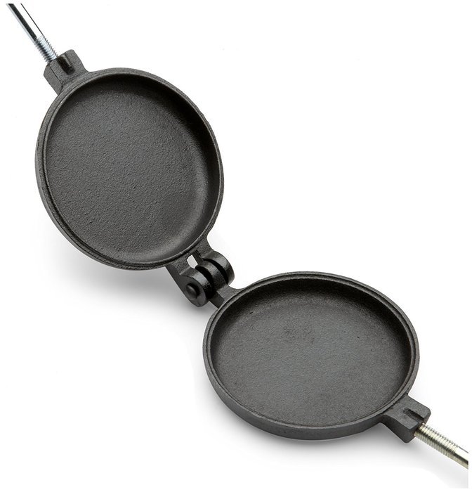Old Mountain Pre Seasoned 10155 Round Pie Iron, 28 Inch Long N2
