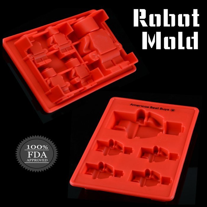 Best Candy Molds & Ice Cube Mold for Lego Lovers with Bonus Recipe eBook by Americas Best Buys (4-Pack) N3