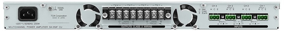 TOA DA-250FH 250W Digital Power Amplifier (70V) N2