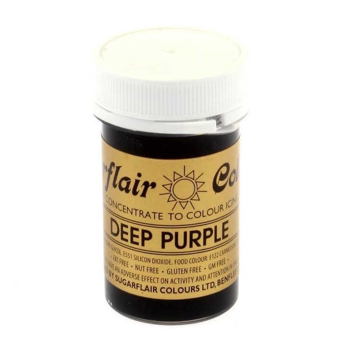 Sugarflair Paste Colour - Spectral Deep Purple 25g
