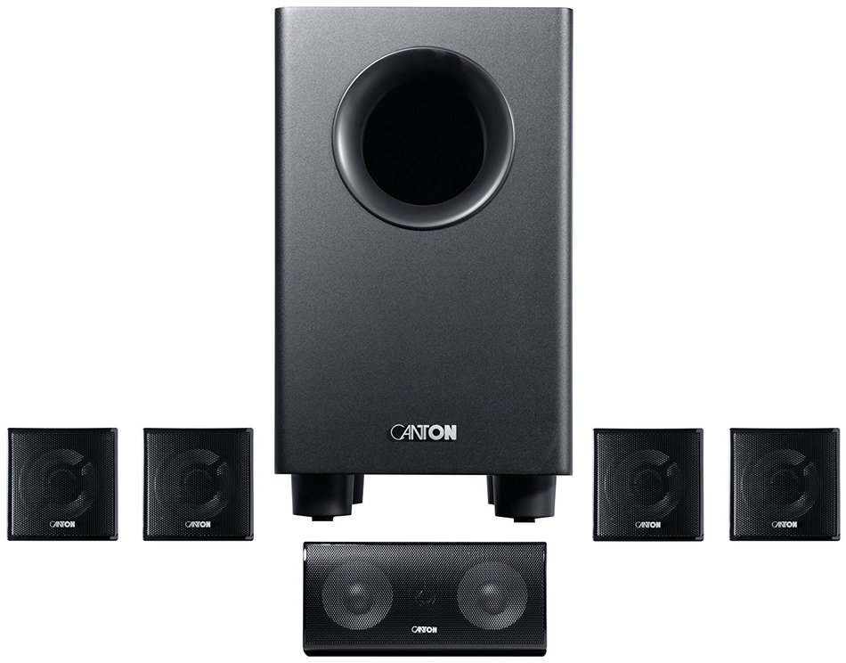 Canton Movie 80 CX Home Theater (set, Silver High Gloss)