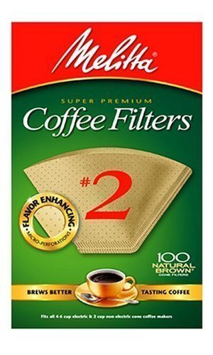 Melitta #622752 100CT #2 BRN Filter, 2 Pack