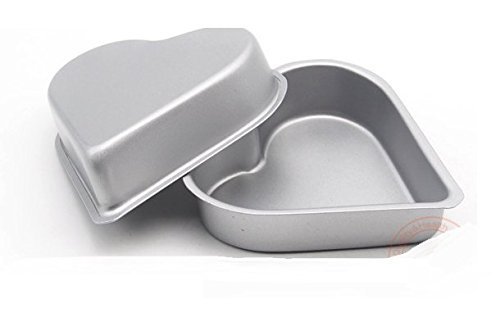 Astra shop Non-Stick Mini Heart Pan Cake Pan, Set of 4 N2